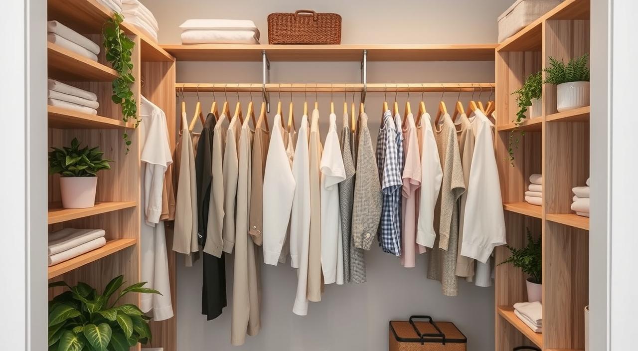 Feng Shui for closet organization, organized closet Feng Shui