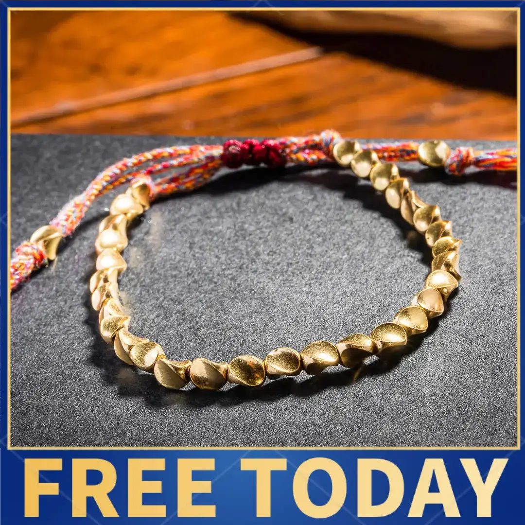 Unlock Good Luck with a Free Tibetan Copper Bracelet!