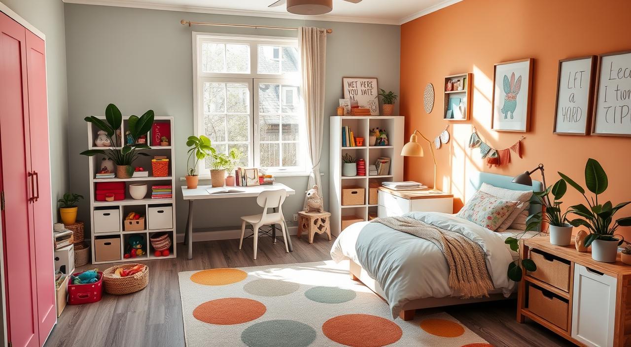 kids' room organization